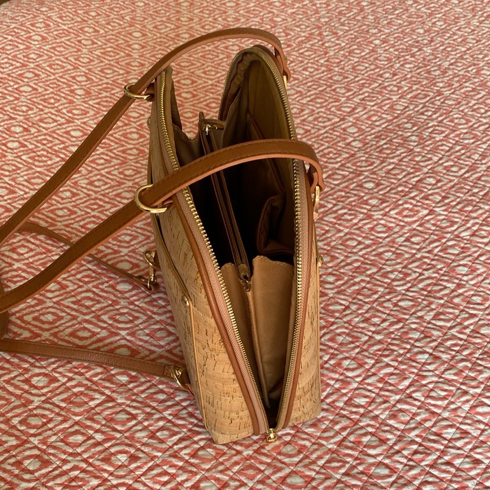 Cute CORK dome top convertible bag